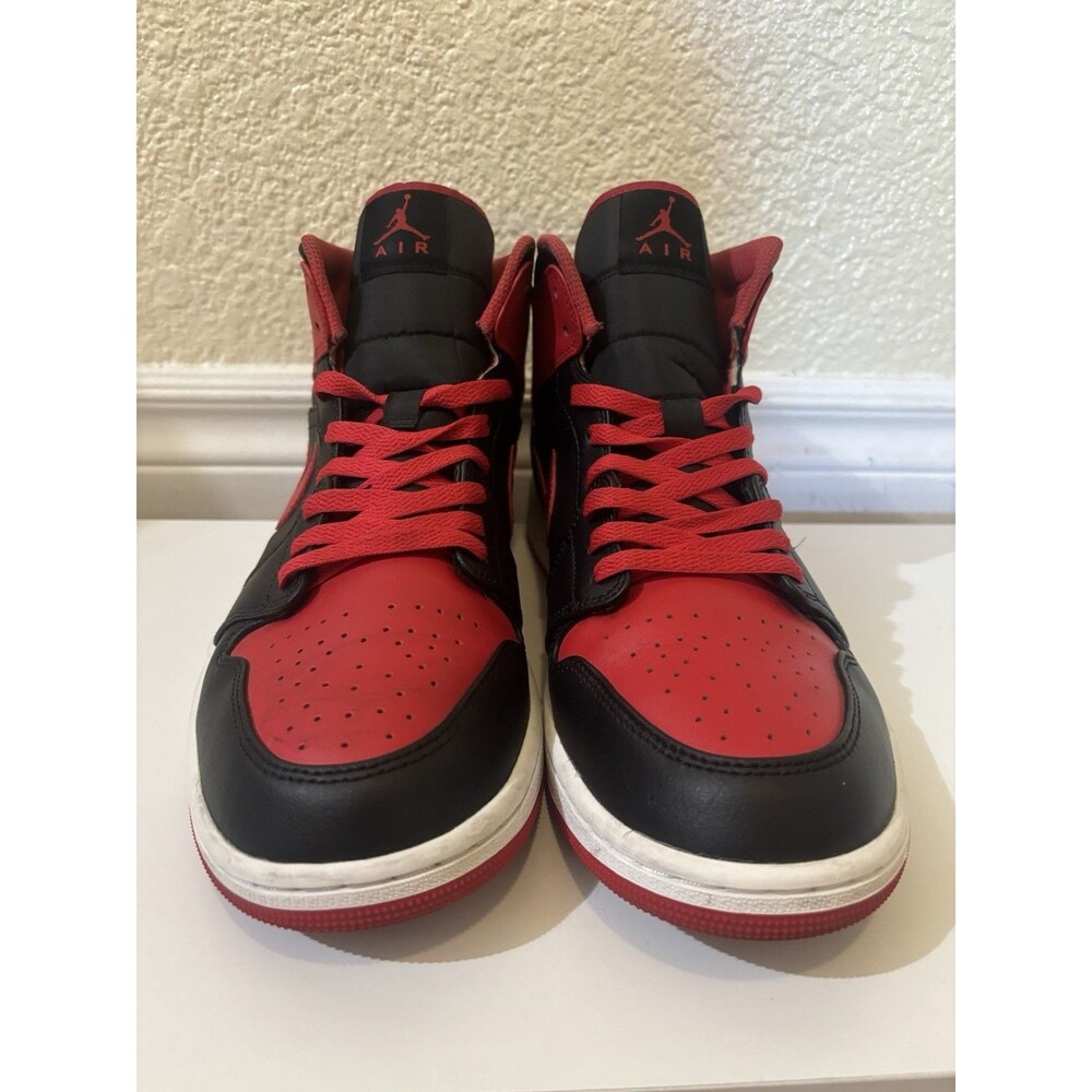 Air Jordan 1 Mid Alternate Bred Men’s Size 11 EU 45 29CM DQ8426-060 Black Red
